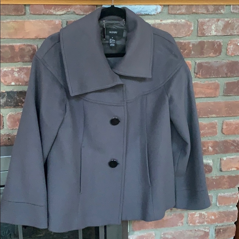 Alfani light weight short pea coat